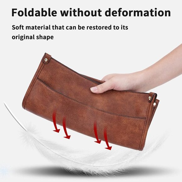 Women Crossbody Bag Vegan Leather Adjustable Straps Shoulder Travel Purse - Picture 8 of 9